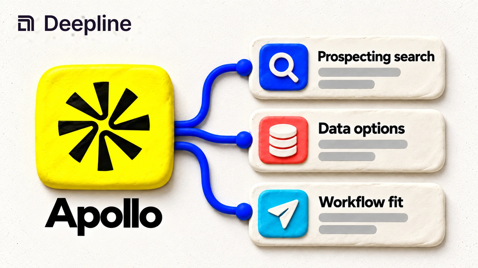 Apollo is considered alongside prospecting search, data and workflow requirements.