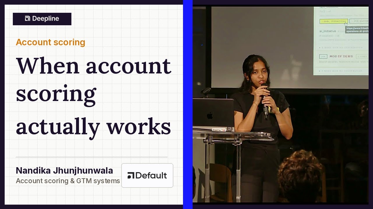 Nandika Jhunjhunwala of Default: When account scoring actually works.